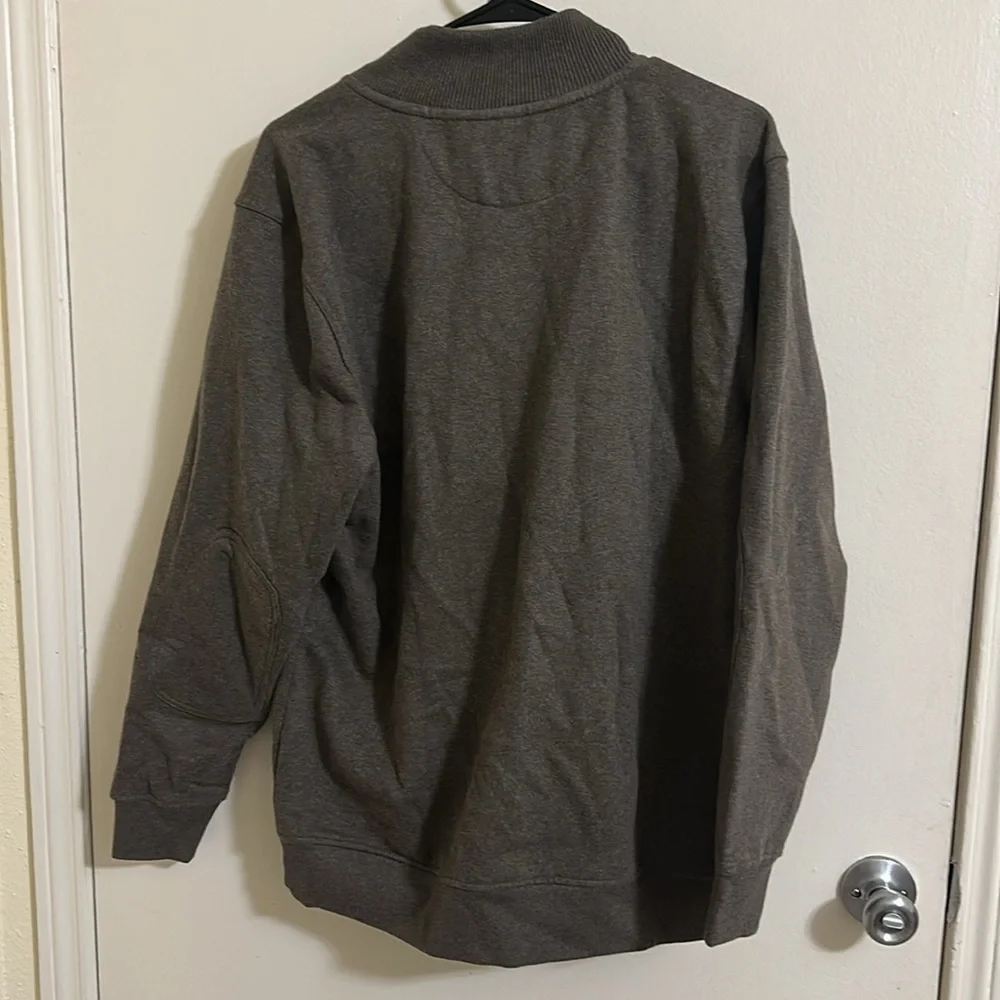 NWT‎ Wolverine Men’s Hudson Button Coffee Quarter Zip Pullover Sweater Medium